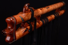 Makamong Burl Native American Flute, Minor, Low E-4, #G37D